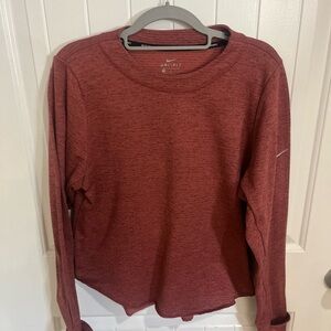 Nike Maroon Dri-FIT Running Shirt
